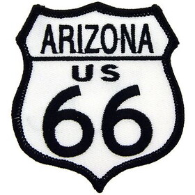 Eagle Emblems PM3171 Patch-Route 66,Arizona (3")
