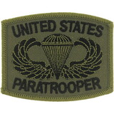 Eagle Emblems PM3194 Patch-Army, Para, Logo (Subdued) (3-3/16