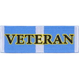 Eagle Emblems PM3195 Patch-Korea, Svc Ribbon Veteran (4-1/4