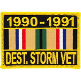 Eagle Emblems PM3240 Patch-Dest.Storm, Ribb. 1990-1991 (3-1/2