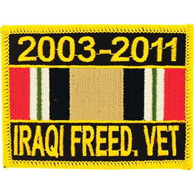 Eagle Emblems PM3241 Patch-Iraqi Freed.Ribb. 2003-2011, (3-1/2")