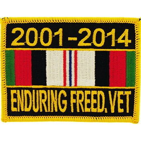 Eagle Emblems PM3242 Patch-Enduring Freed.Ribb (3-1/2")