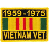 Eagle Emblems PM3243 Patch-Vietnam, Svc, Ribb. 1959-1975 (3-1/2