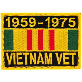 Eagle Emblems PM3243 Patch-Vietnam,Svc,Ribb. 1959-1975, (3-1/2")