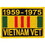 Eagle Emblems PM3243 Patch-Vietnam, Svc, Ribb. 1959-1975 (3-1/2")