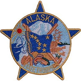 Eagle Emblems PM3302 Patch-Pol,Alaska (3")