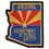 Eagle Emblems PM3303 Patch-Pol, Arizona (3")