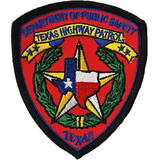 Eagle Emblems PM3343 Patch-Pol,Texas (3-1/4