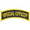 Eagle Emblems PM3410 Patch-Tab, Special Officer (Blk/Gld) (1-3/8"X4")