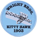 Eagle Emblems PM3500 Patch-Wright Brothers (3-1/16