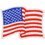 Eagle Emblems PM3501 Patch-Flag,Usa,White,Wavy (L) (3-1/2"x2-3/4")