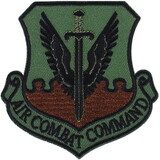 Eagle Emblems PM3509 Patch-Usaf, Air Combat Cmd (Subdued) (3