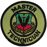 Eagle Emblems PM3544 Patch-Usaf, Tac.Air Cmd (Subdued)    Mast.Tech (3