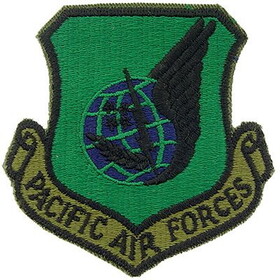 Eagle Emblems PM3572 Patch-Usaf,Pac.Air Forces (SUBDUED), (3")