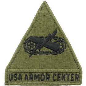 Eagle Emblems PM3594 Patch-Army,Armor,Cent.Usa (SUBDUED), (3-5/8" Wide)
