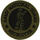 Eagle Emblems PM3595 Patch-Army, National Guard (Subdued)    Recruiter (3