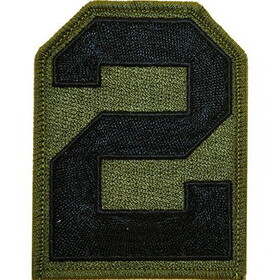 Eagle Emblems PM3718 Patch-Army,002Nd Army (3-1/8")