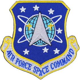 Eagle Emblems PM3758 Patch-Usaf, Space Command (Shld) (3")