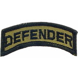 Eagle Emblems PM3770 Patch-Army, Tab, Defender (Subdued) (2-1/2