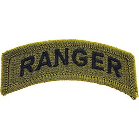 Eagle Emblems PM3773 Patch-Army,Tab,Ranger (SUBDUED), (2-1/2" x 1")