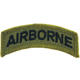 Eagle Emblems PM3775 Patch-Army,Tab,Airborne (SUBDUED), (2-1/2" x 3/4")