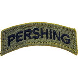 Eagle Emblems PM3777 Patch-Army, Tab, Pershing (Subdued) (2-1/2
