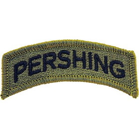 Eagle Emblems PM3777 Patch-Army,Tab,Pershing (SUBDUED), (2-1/2" x 3/4")