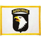 Eagle Emblems PM3815V Patch-Army,101St Abn Flag (3-1/2