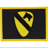 Eagle Emblems PM3817 Patch-Army,001St Cav.Flag (3-1/2
