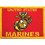 Eagle Emblems PM3830 Patch-Usmc,Flag,Marines (3-1/2"x2-5/8")