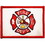 Eagle Emblems PM3840 Patch-Fire Dept, Flag (Red/White) (2-1/2"X3-1/2")