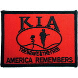 Eagle Emblems PM3842 Patch-Kia, Honor Flag, Red (2-1/2
