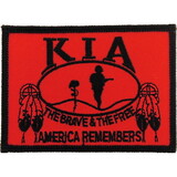 Eagle Emblems PM3843 Patch-Kia, Honor Flag, Red 