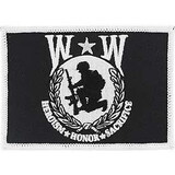 Eagle Emblems PM3867 Patch-Wounded Warrior Flag (3-1/2