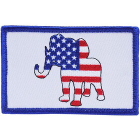 Eagle Emblems PM3872V Patch-Usa, Party, Republican (Velcro)