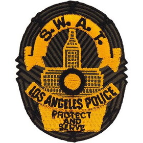 Eagle Emblems PM4049 Patch-Pol,Swat,California,La (SUBDUED), (3-1/2")