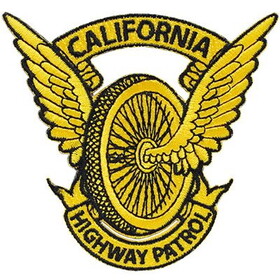 Eagle Emblems PM4050 Patch-Pol,California,Hwp MOTORCYCLE, (3-1/4")