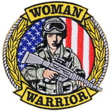 Eagle Emblems PM4076 Patch-Woman Warrior, Bdu