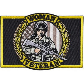 Eagle Emblems PM4078 Patch-Woman Veteran,Bdu (3-1/2"X2-1/2")