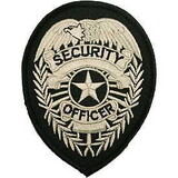 Eagle Emblems PM4089 Patch-Security Off.-Shld (Blk/Slv) (3-3/4