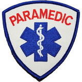 Eagle Emblems PM4101 Patch-Paramedic, Logo (Red/Wht) (3-5/8