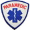 Eagle Emblems PM4101 Patch-Paramedic, Logo (Red/Wht) (3-5/8")