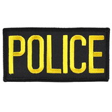 Eagle Emblems PM4112 Patch-Police Tab (Gld/Blk) (2