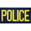 Eagle Emblems PM4113 Patch-Police Tab (Gld/Blu) (2"X4")