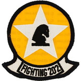 Eagle Emblems PM5071 Patch-Usn, Fighting, 202 (3-3/8