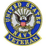 Eagle Emblems PM5126 Patch-Usn Logo, Veteran (3