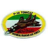 Eagle Emblems PM5128 Patch-Usaf, Tomcat, Iran, F- 14 (3-3/4