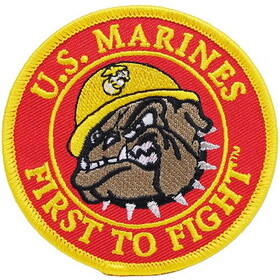 Eagle Emblems PM5134 Patch-Usmc, Bulldog, Logo (3")