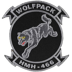 Eagle Emblems PM5219 Patch-Usmc,Wolfpack (3-1/2")