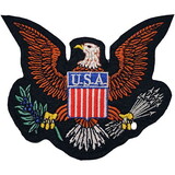 Eagle Emblems PM5253 Patch-Usa,Eagle,Logo (4-1/4